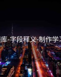 118图库-字段释义-制作学习笔记