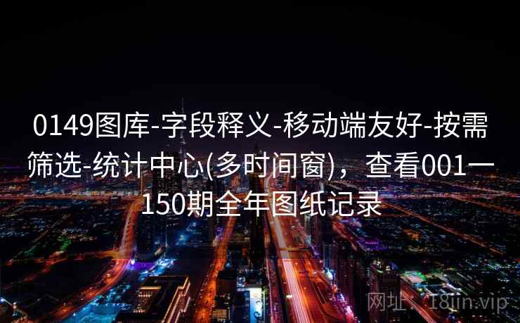 0149图库-字段释义-移动端友好-按需筛选-统计中心(多时间窗)，查看001一150期全年图纸记录